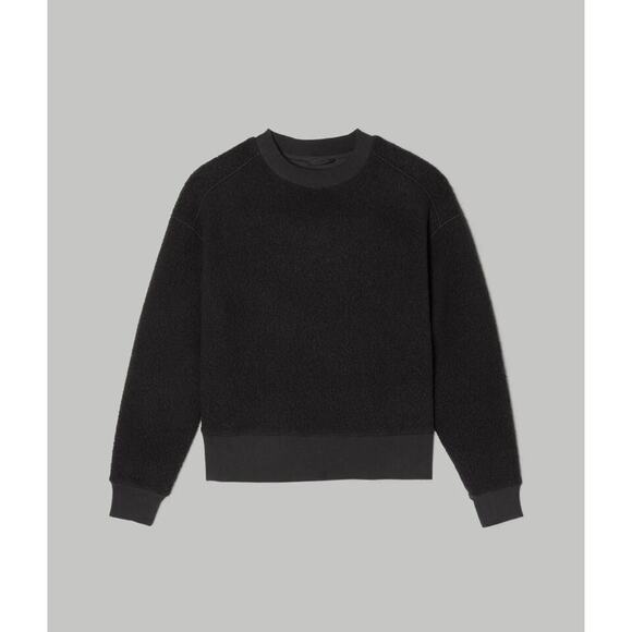 Everlane The ReNew Fleece Oversized Crewneck Oversized Teddy Sweatshirt Size XS - Picture 2 of 9